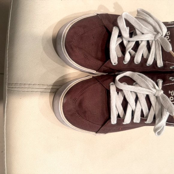 Brown size 12 men Ralph Lauren Polo sneakers - Picture 1 of 4